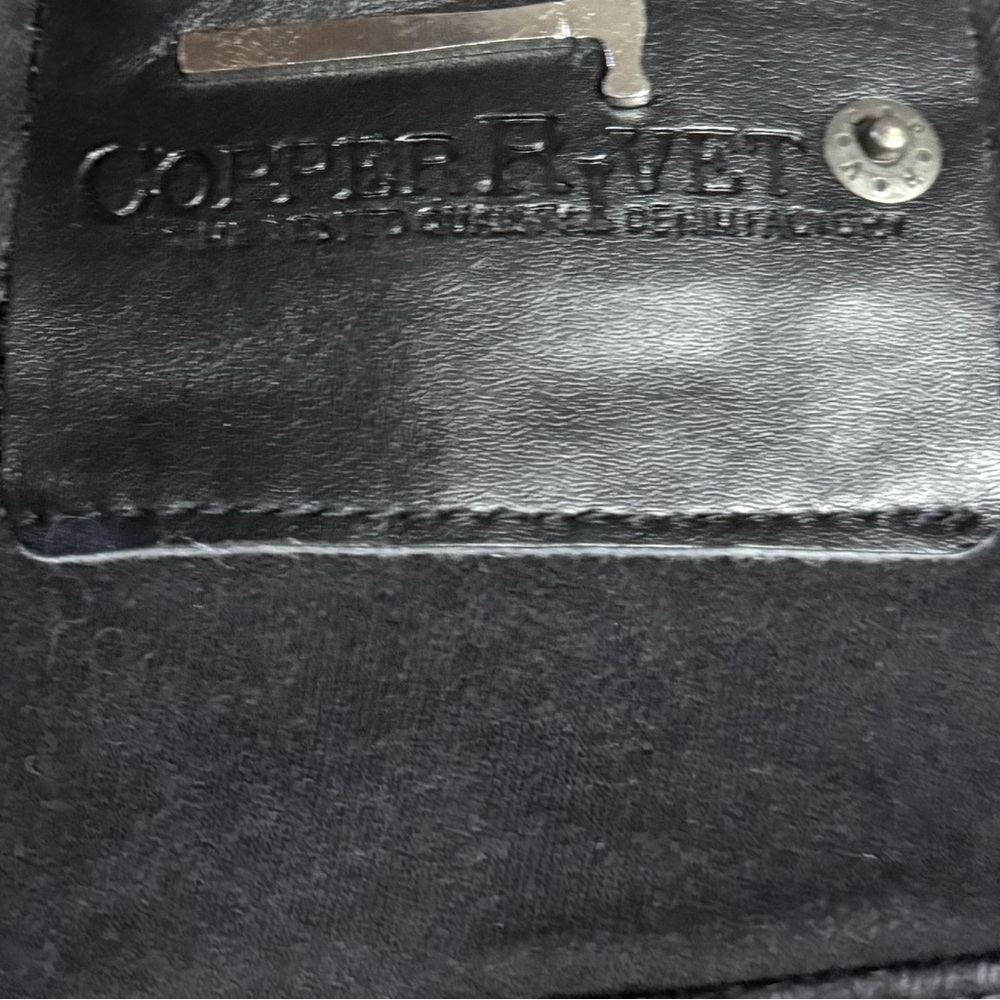Copper Rivet ~ Jeans ~ Men’s ~ Slim Fit ~ Black ~ Graphic Denim Pants ~ 38 X 32 - Picture 15 of 16